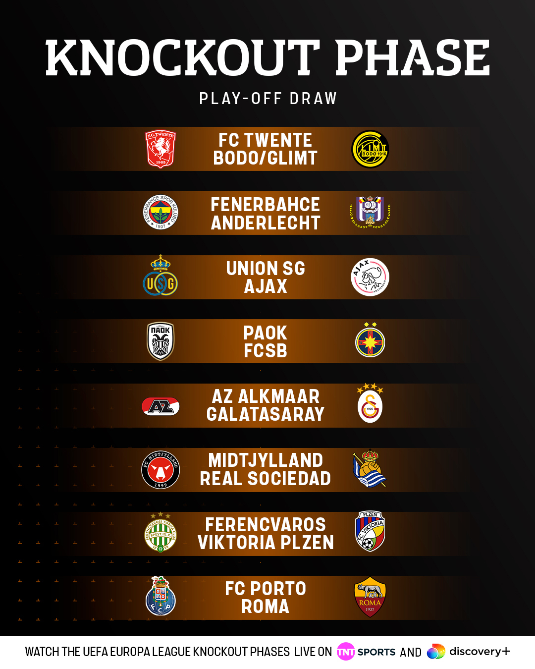 UEFA Europa League 2024-25 play-off draw