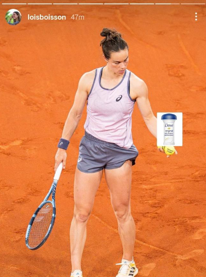 Sportiva din Franţa a tratat cu umor situaţia neplăcută în care a fost pusă de Harriet Dart