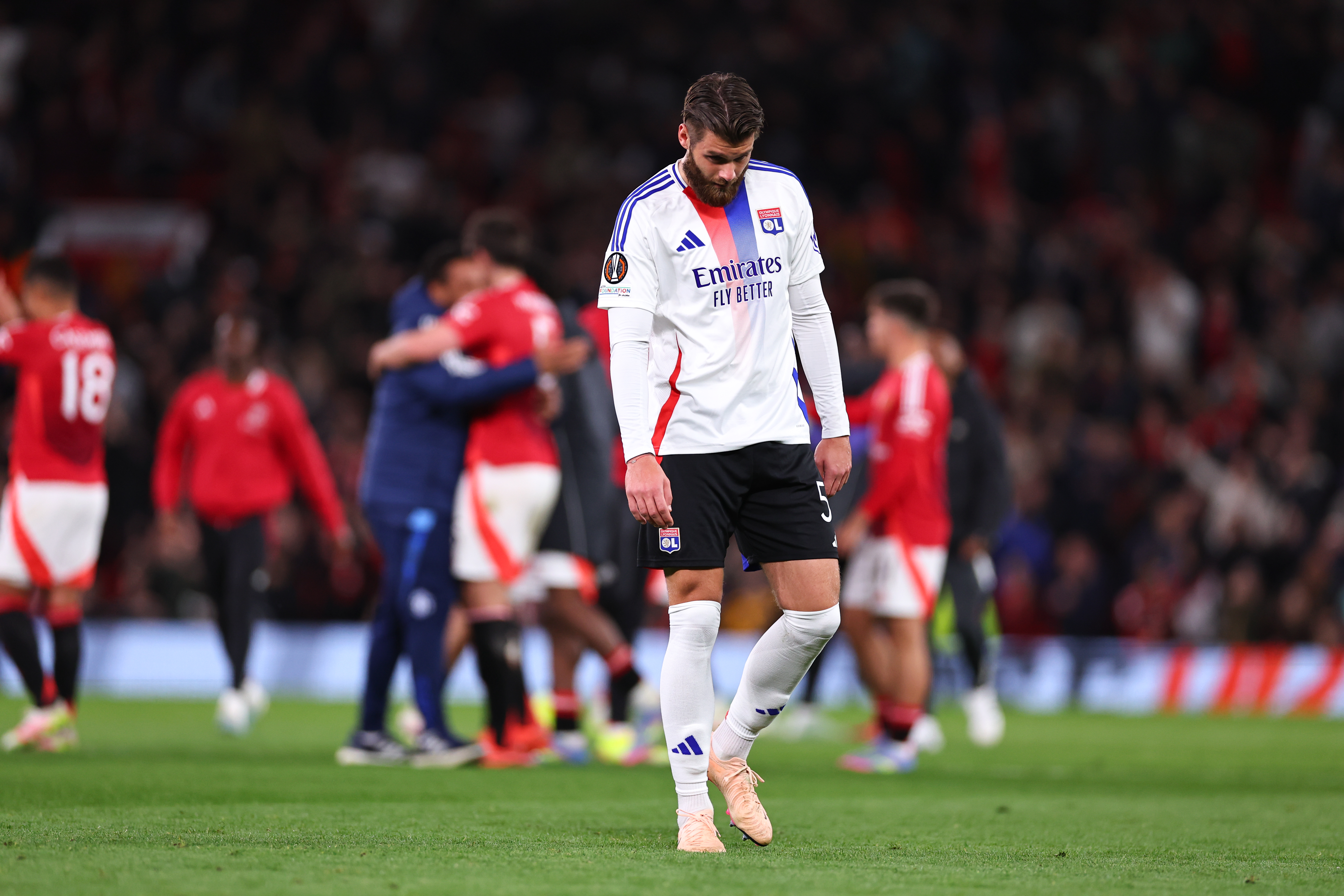 L'EQUIPE 18 avril 2025- MANCHESTER United 5-4 LYON. A pleurer