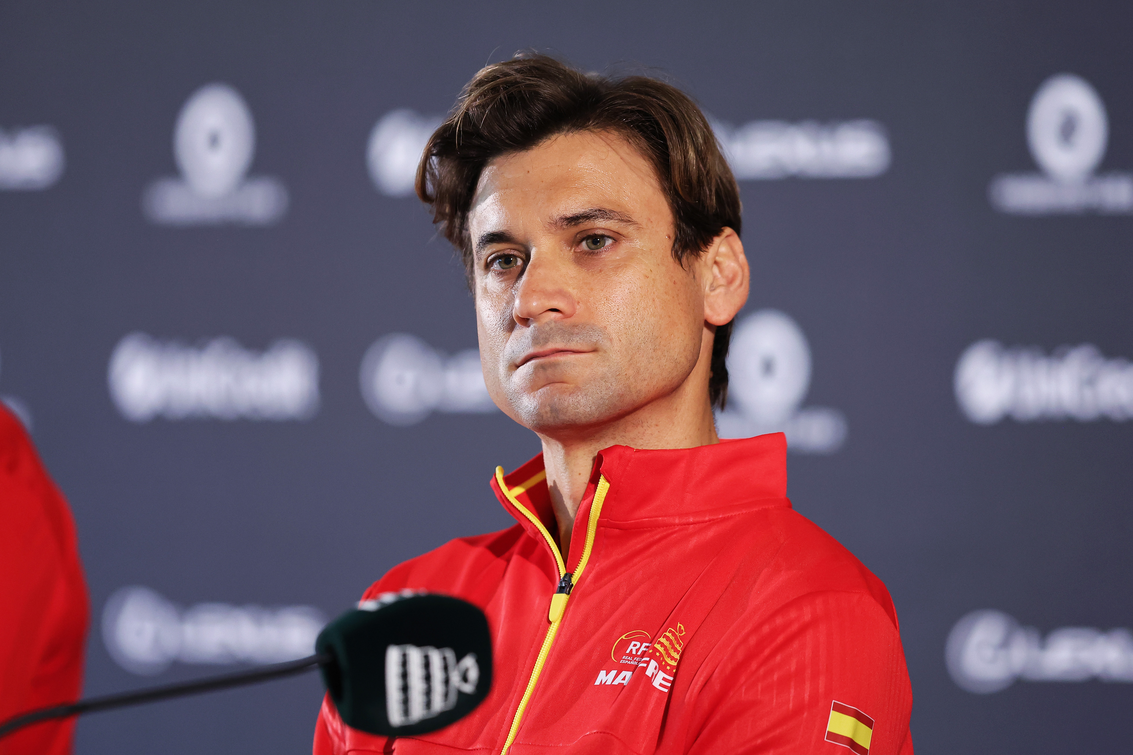 David Ferrer como capitán del equipo español de Copa Davis