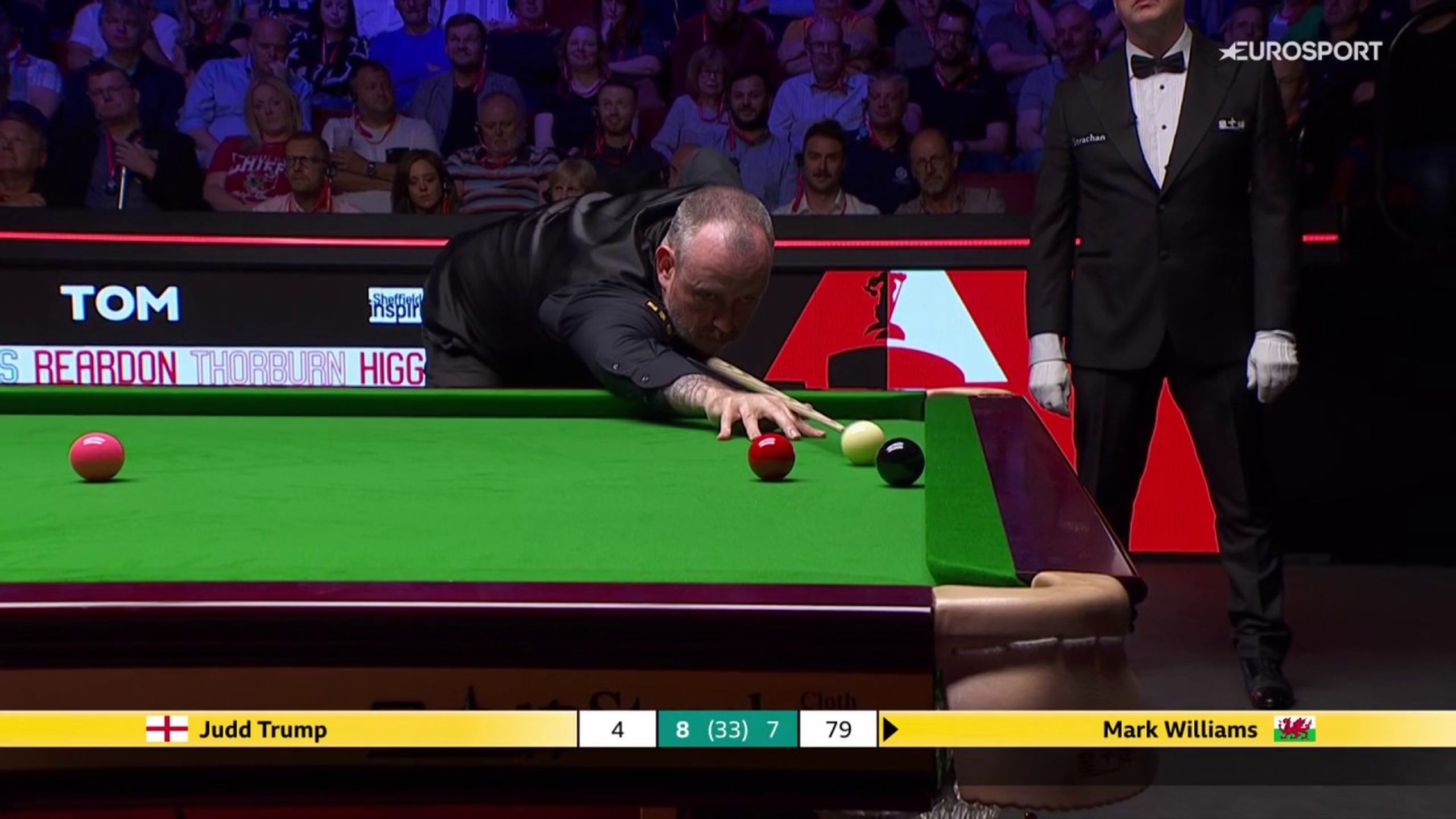 Mark Williams nadrabia straty w meczu z Zhao Xintongiem