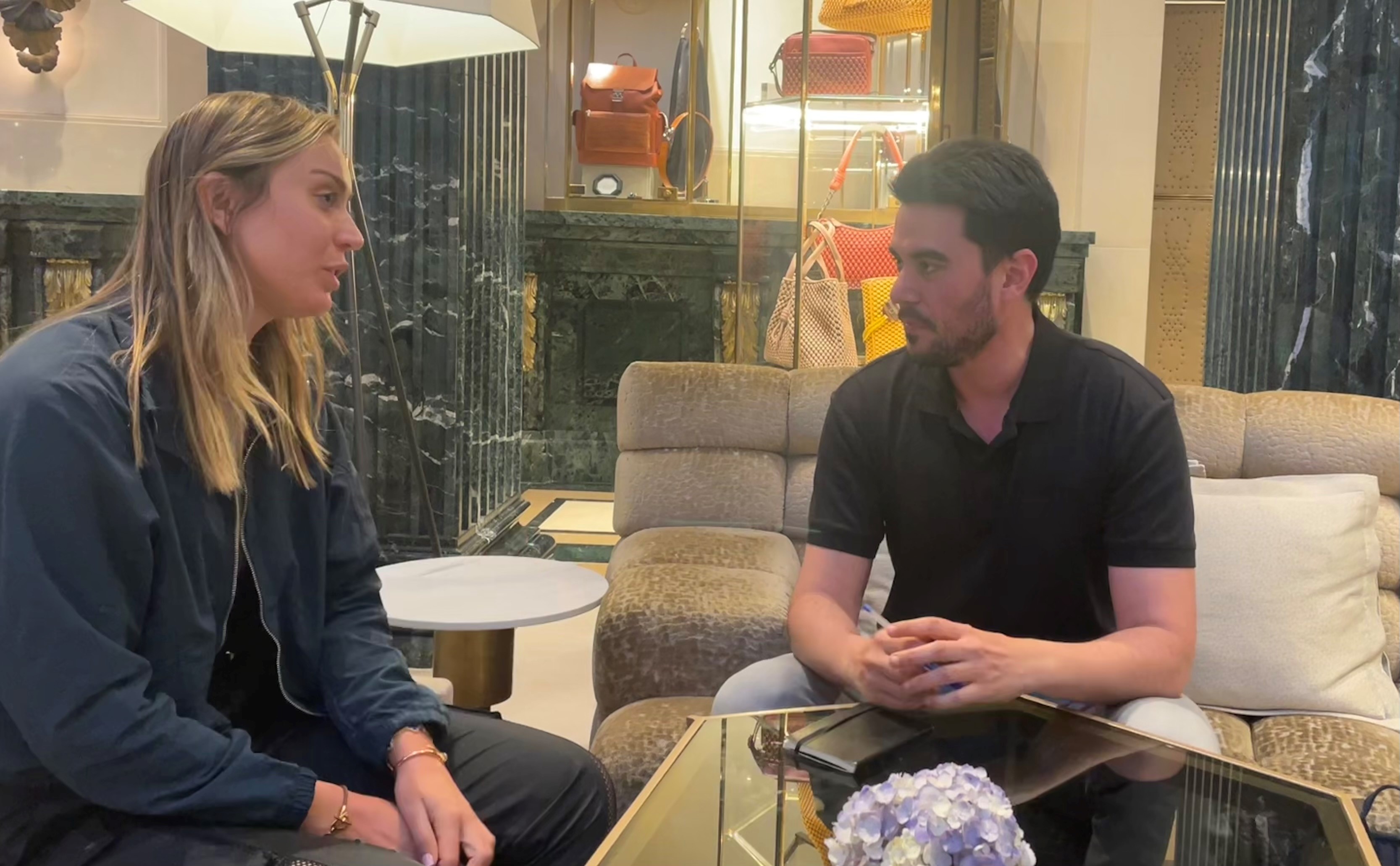 Entrevista Eurosport con Paula Badosa