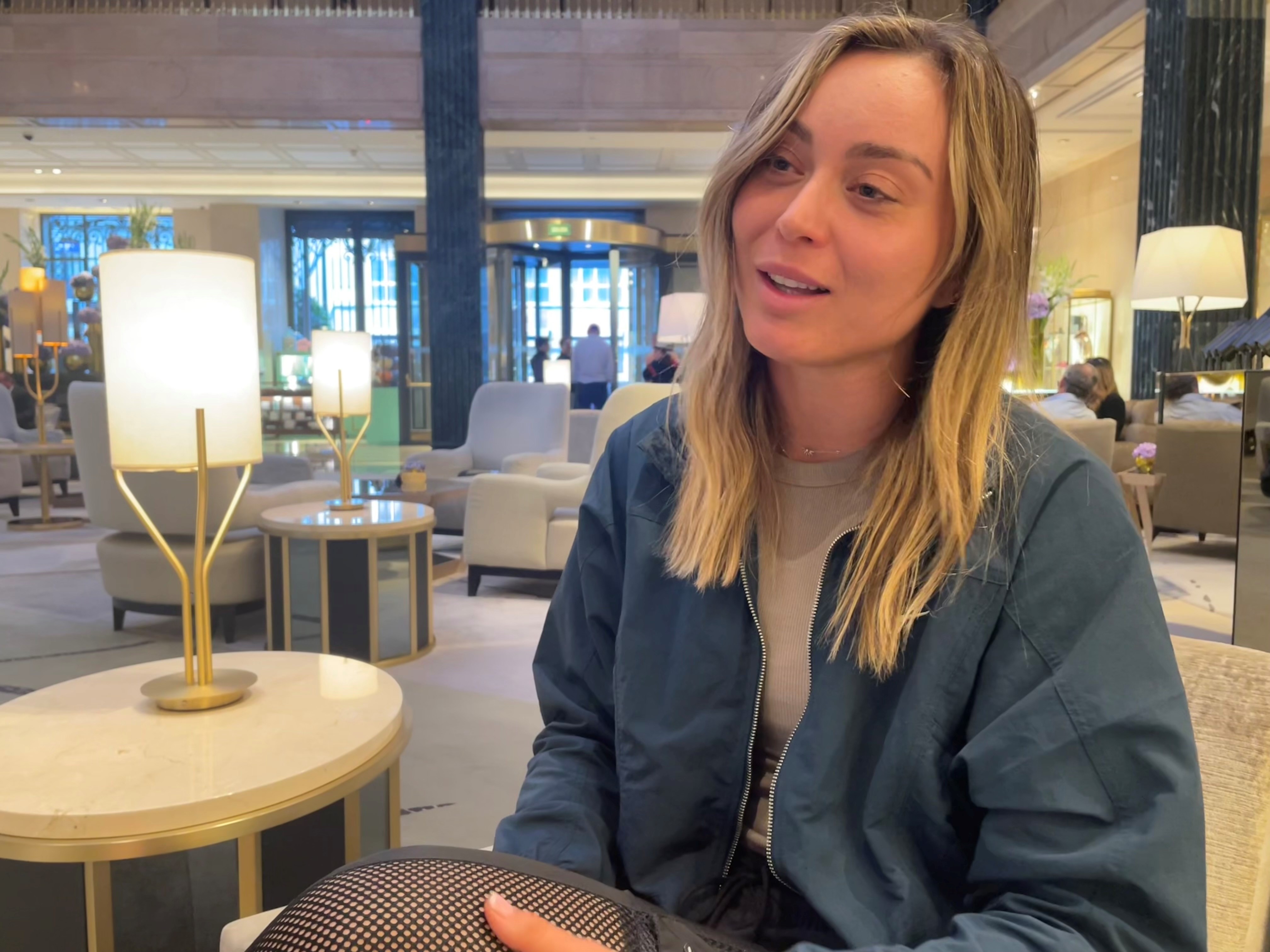 Entrevista Eurosport con Paula Badosa