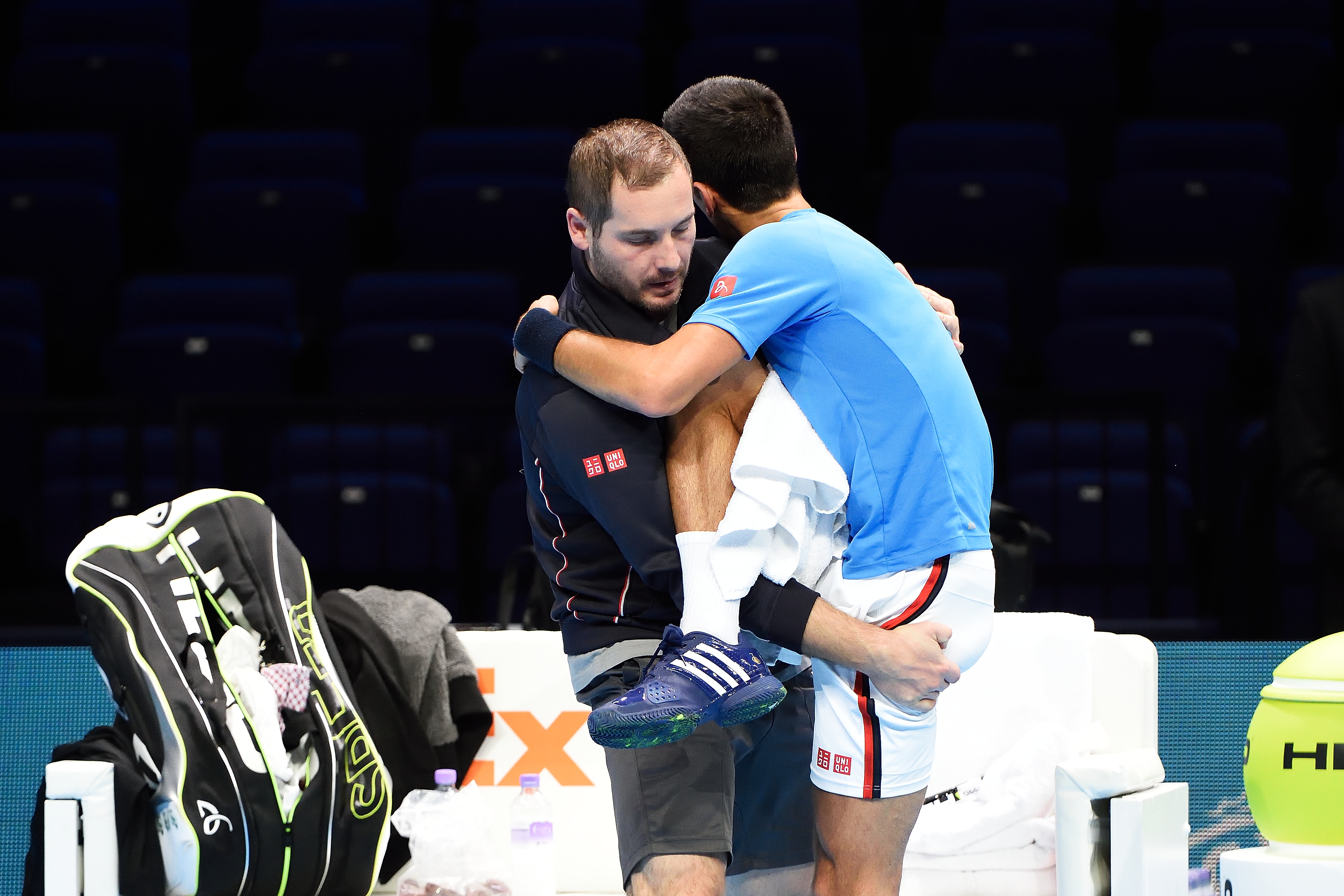 Miljan Amanovic und Novak Djokovic arbeiten seit 2007 zusammen.