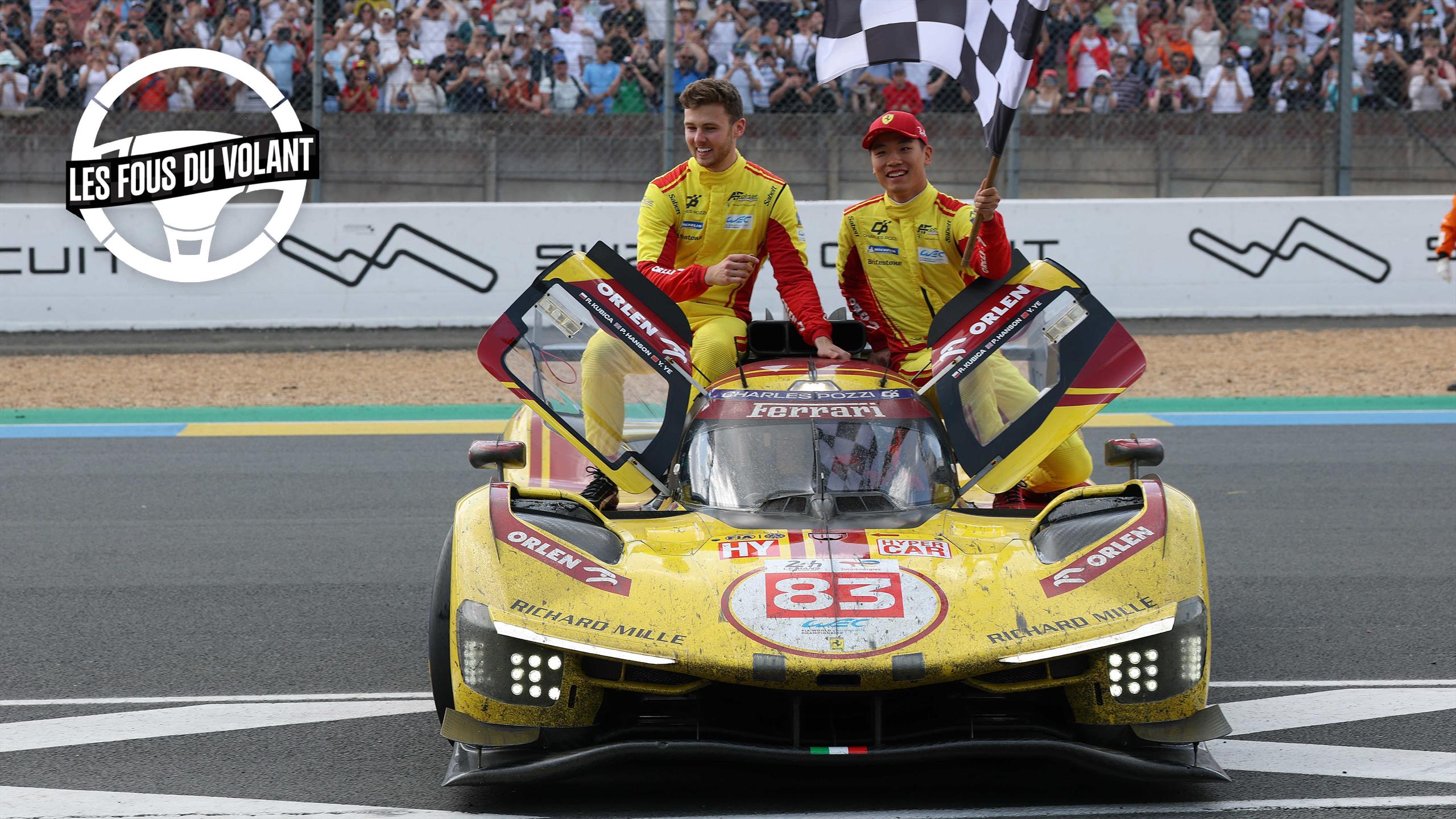 Carte Dédicacée 24 Heures Du Mans 2025, Ferrari #50 Et #51, 15x15cm