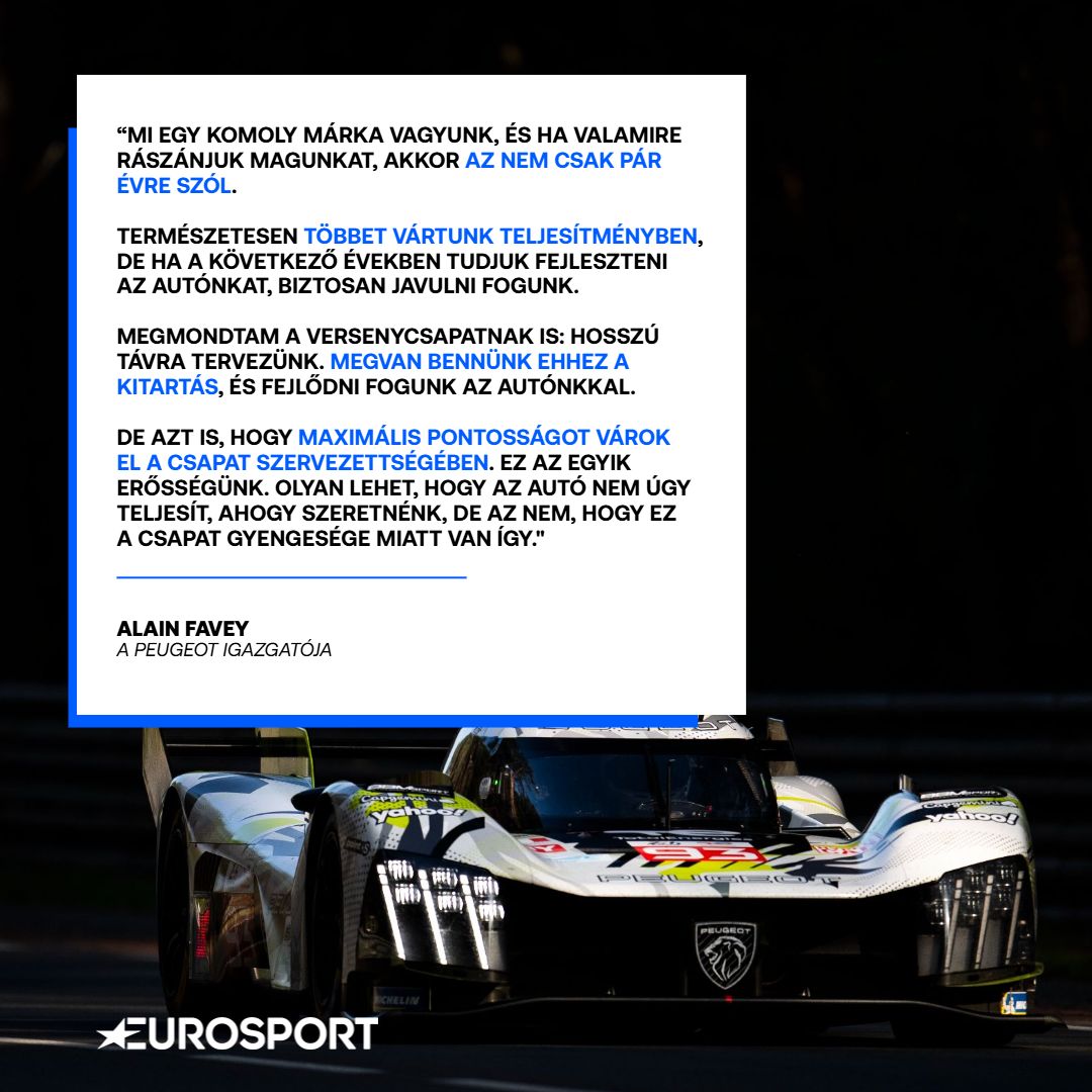 A Peugeot hosszú távra tervez a WEC-ben
