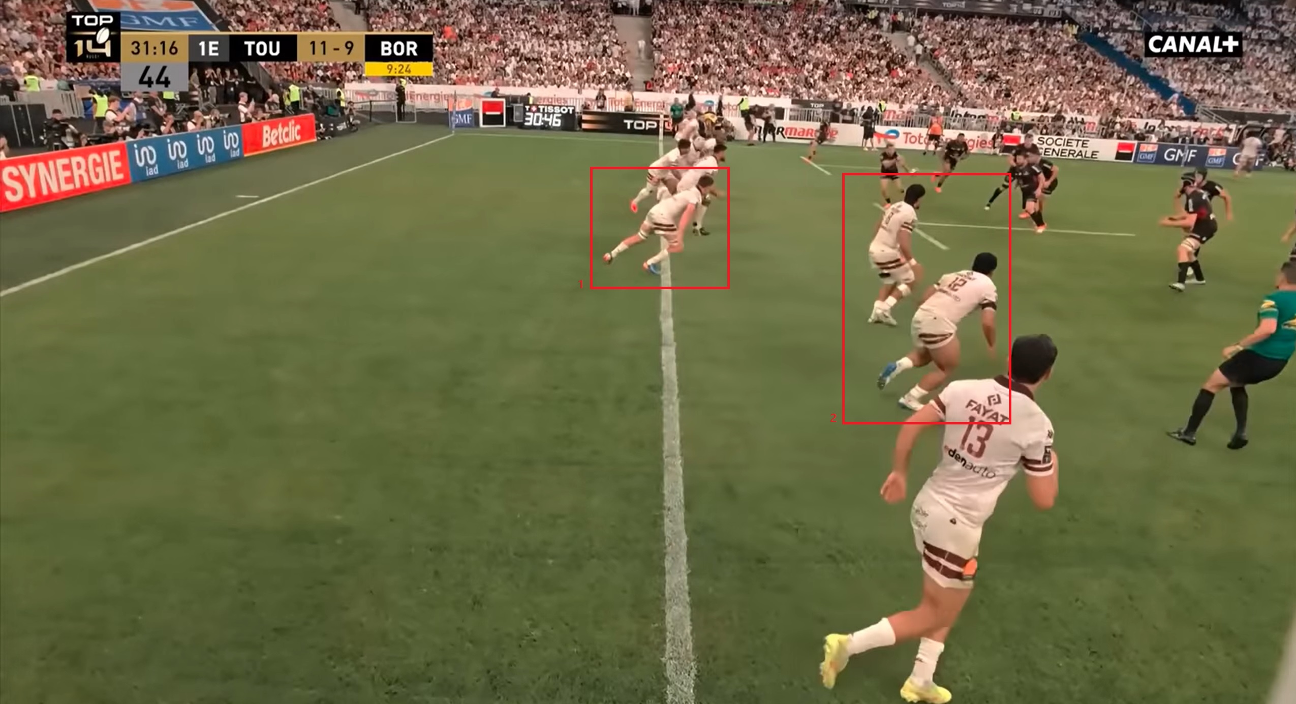 Screen finale du Top 14 | Crédit Canal Plus