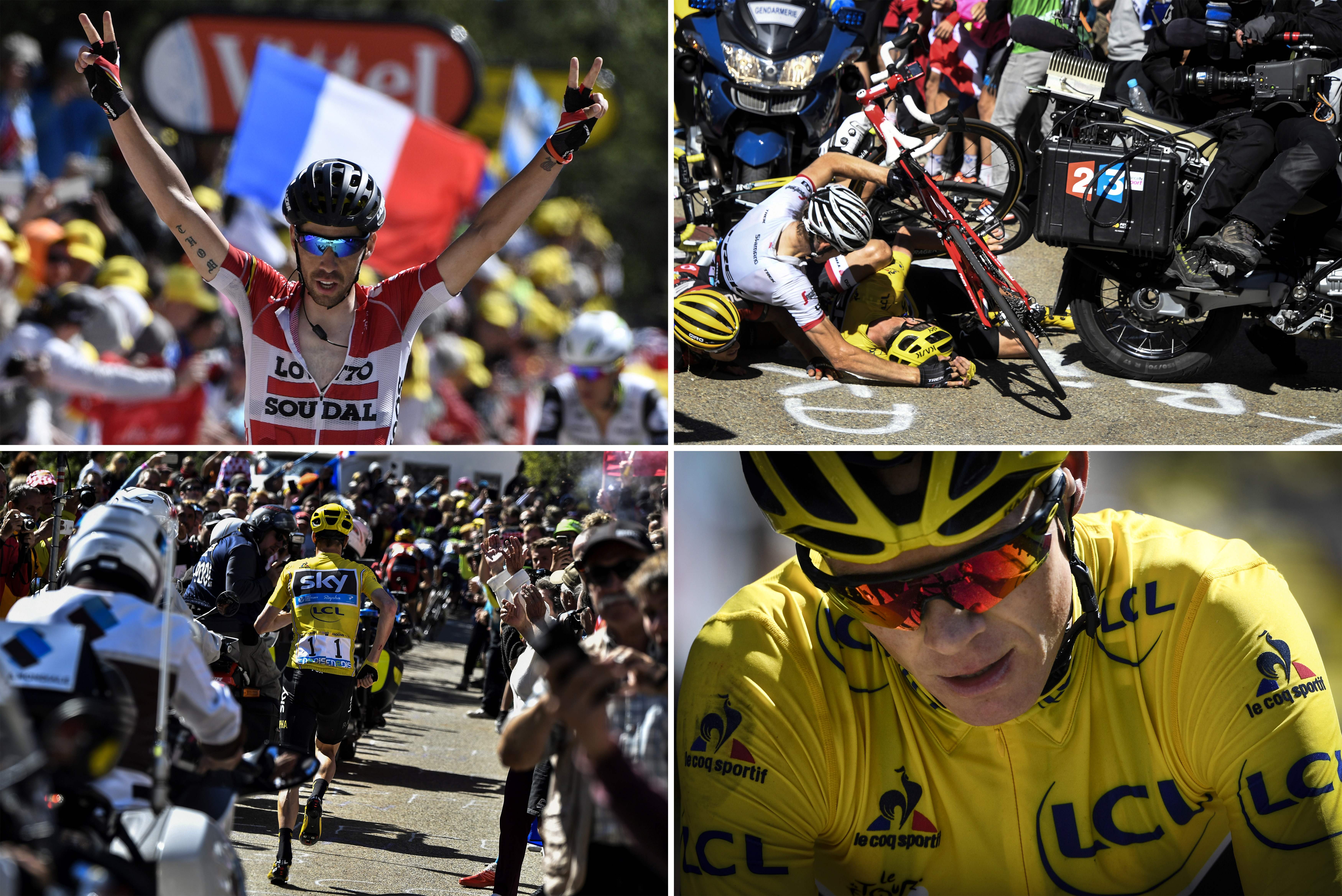 A 2016-os káosz a Mont Ventoux-n.