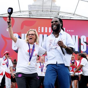 Lionesses victory parade: From tearful Williamson to Burna Boy surprising Sarina