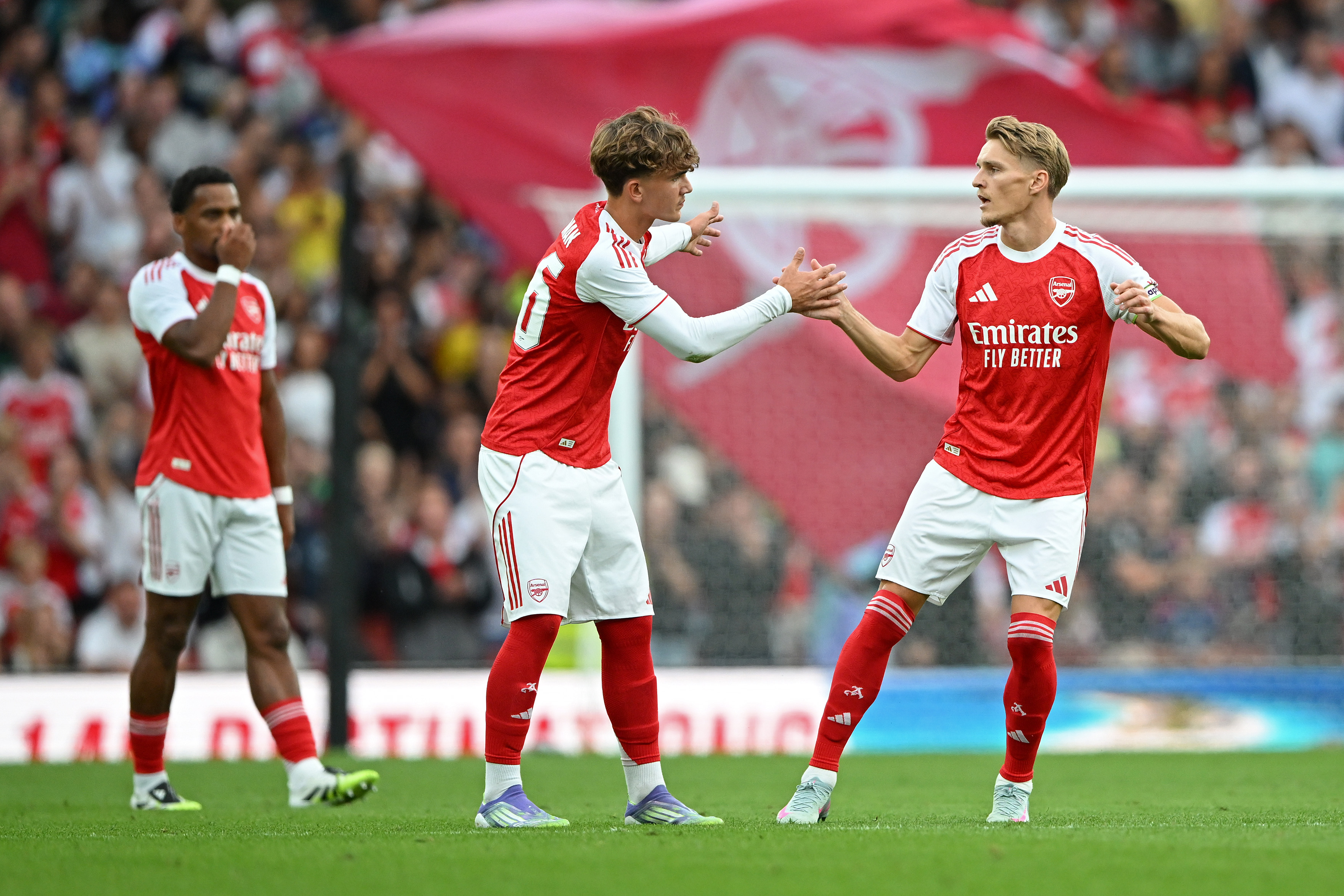 Max Dowman in action for Arsenal against Villarreal