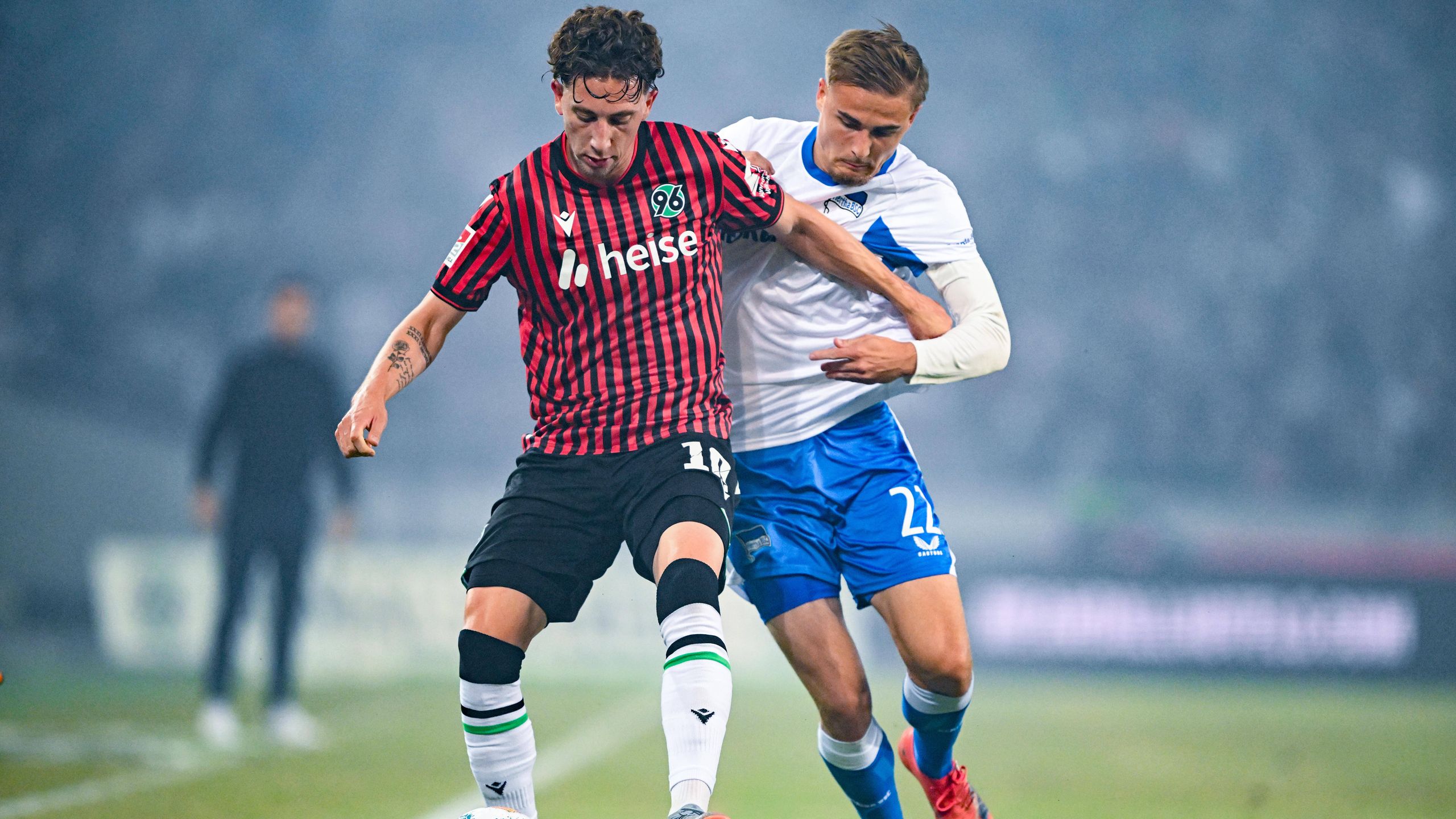 aufstellungen: teilnehmer: hannover 96 gegen hertha bsc