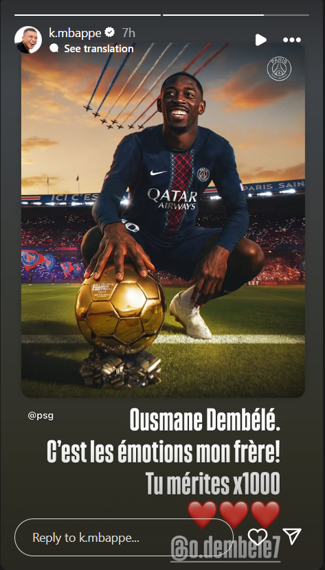 Mbappe, mesaj pentru Dembele