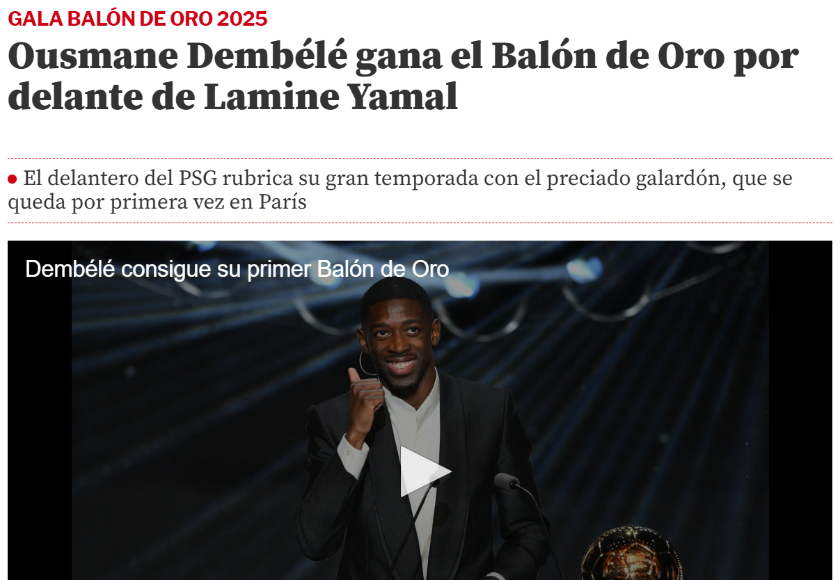 Mundo Deportivo, despre Dembele