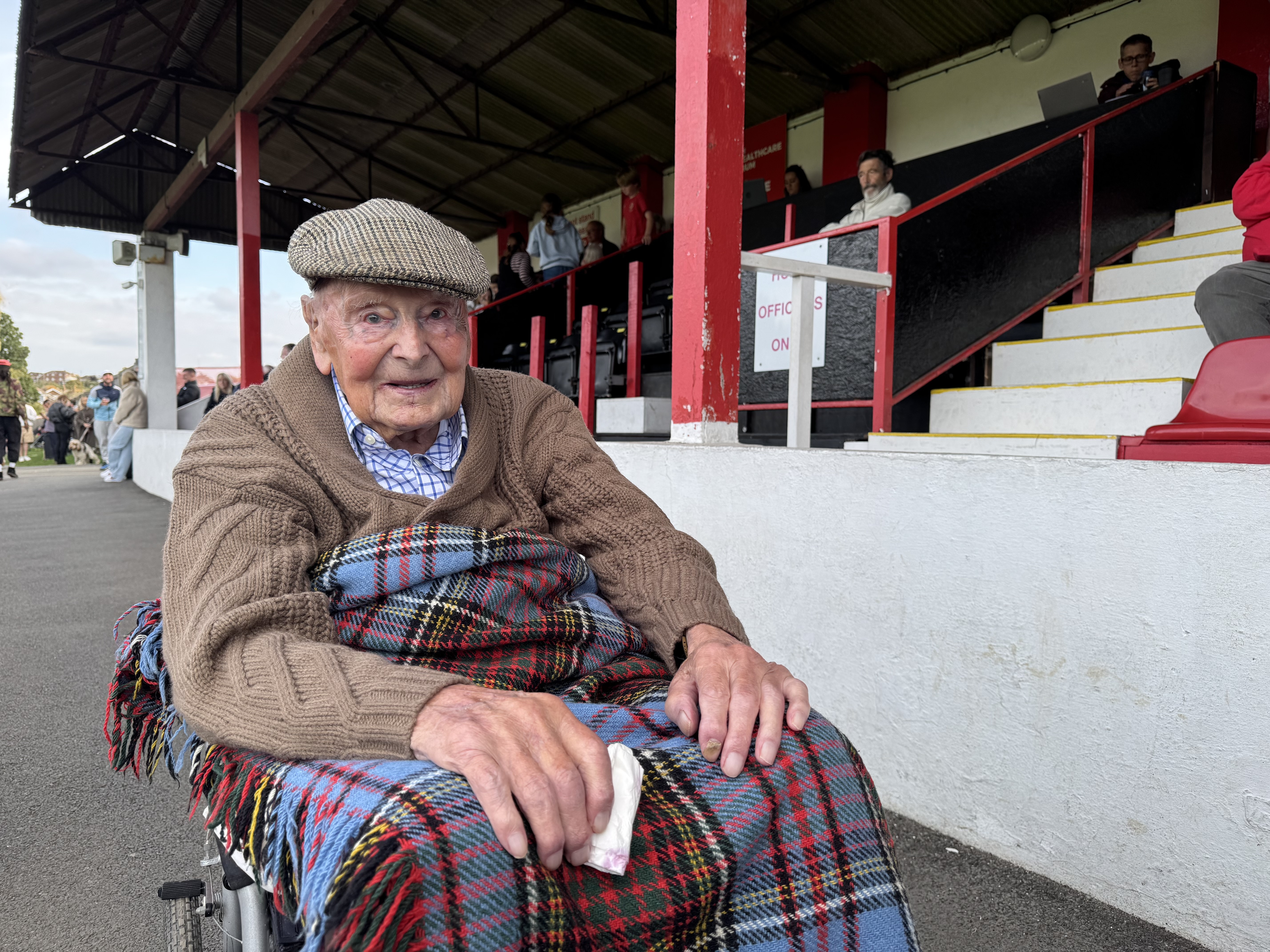 George Dunn, who played for Whitstable Town in the 1940s