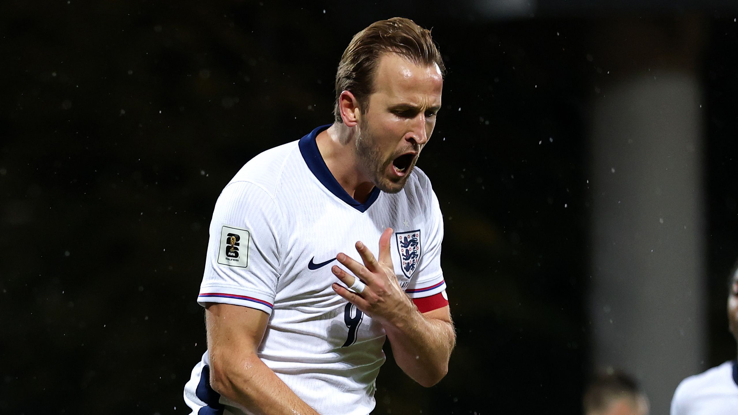 England reach World Cup with thumping Latvia win as Kane hits brace