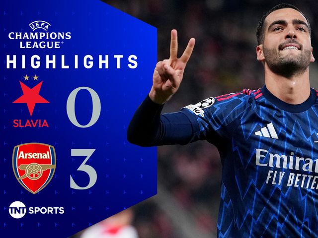 Merino Strikes Twice as Arsenal Sweep Slavia Prague to Extend Winning Run