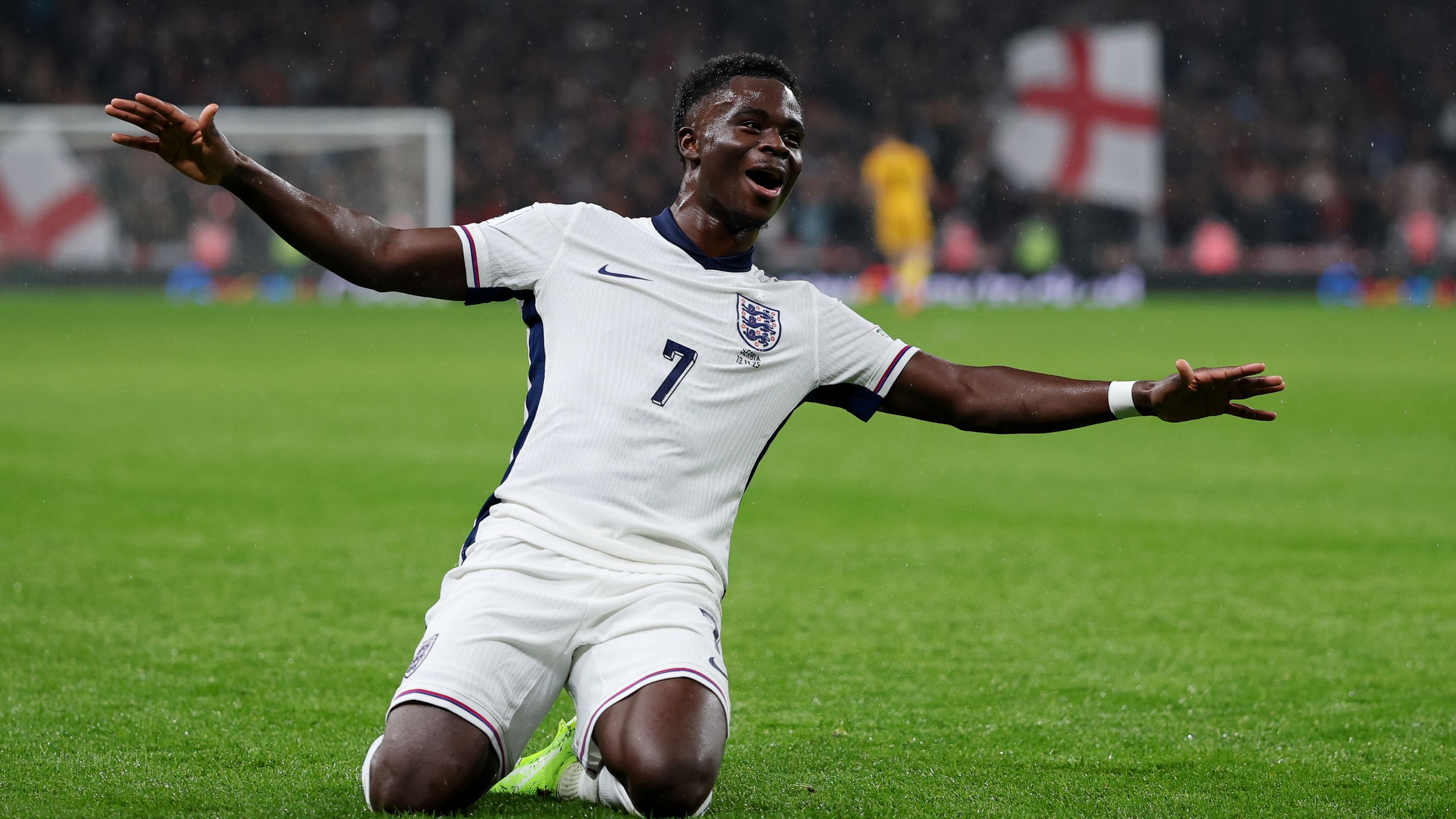 Saka, Eze goals see England extend perfect run with victory over Serbia