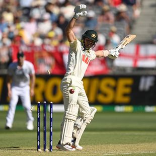Watch: Archer knocks over Labuschagne as England get critical breakthrough