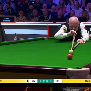 Higgins survives late scare to advance in UK Championship with new cue
