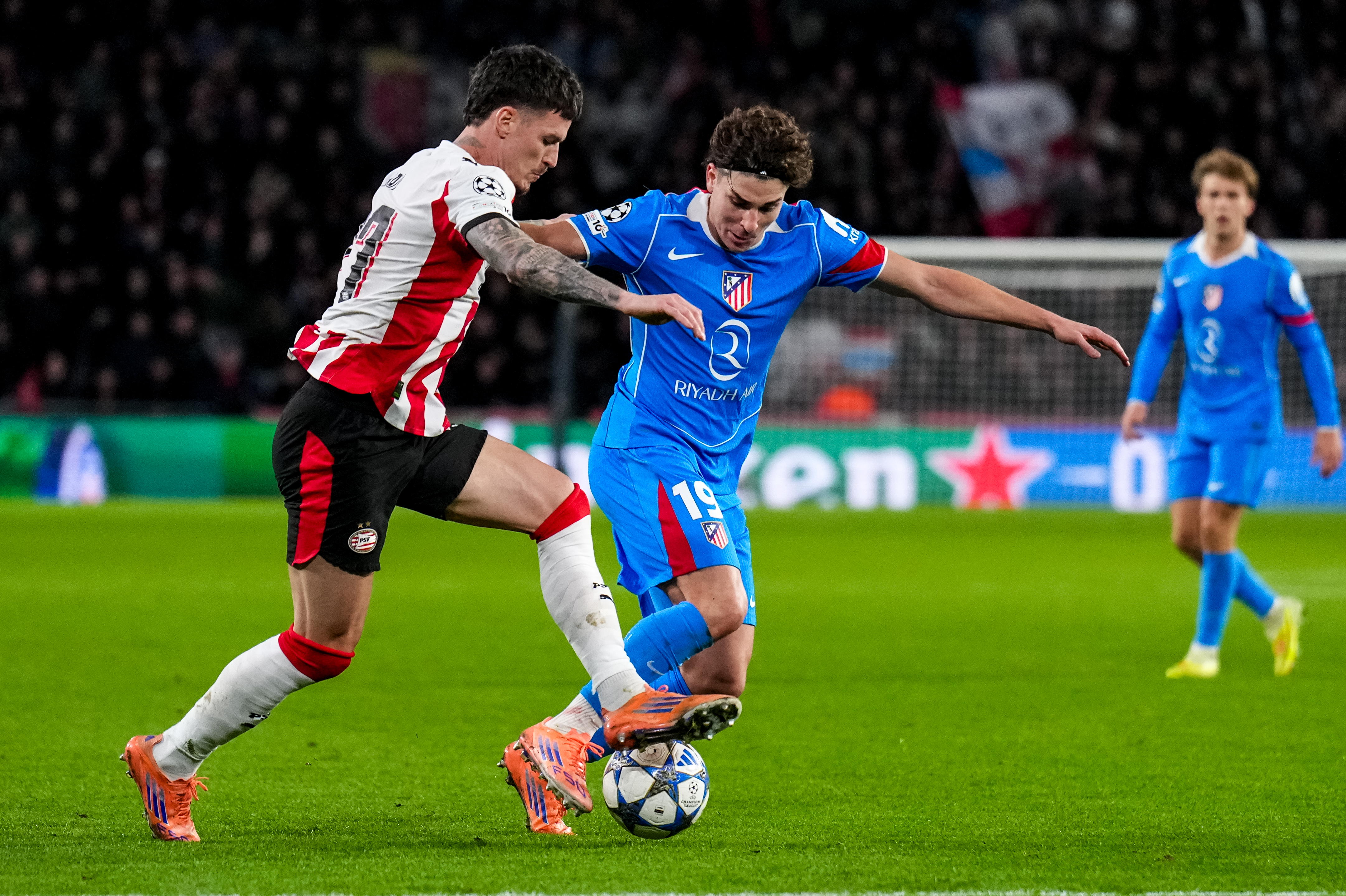 Dennis Man în PSV - Atletico Madrid 2-3.