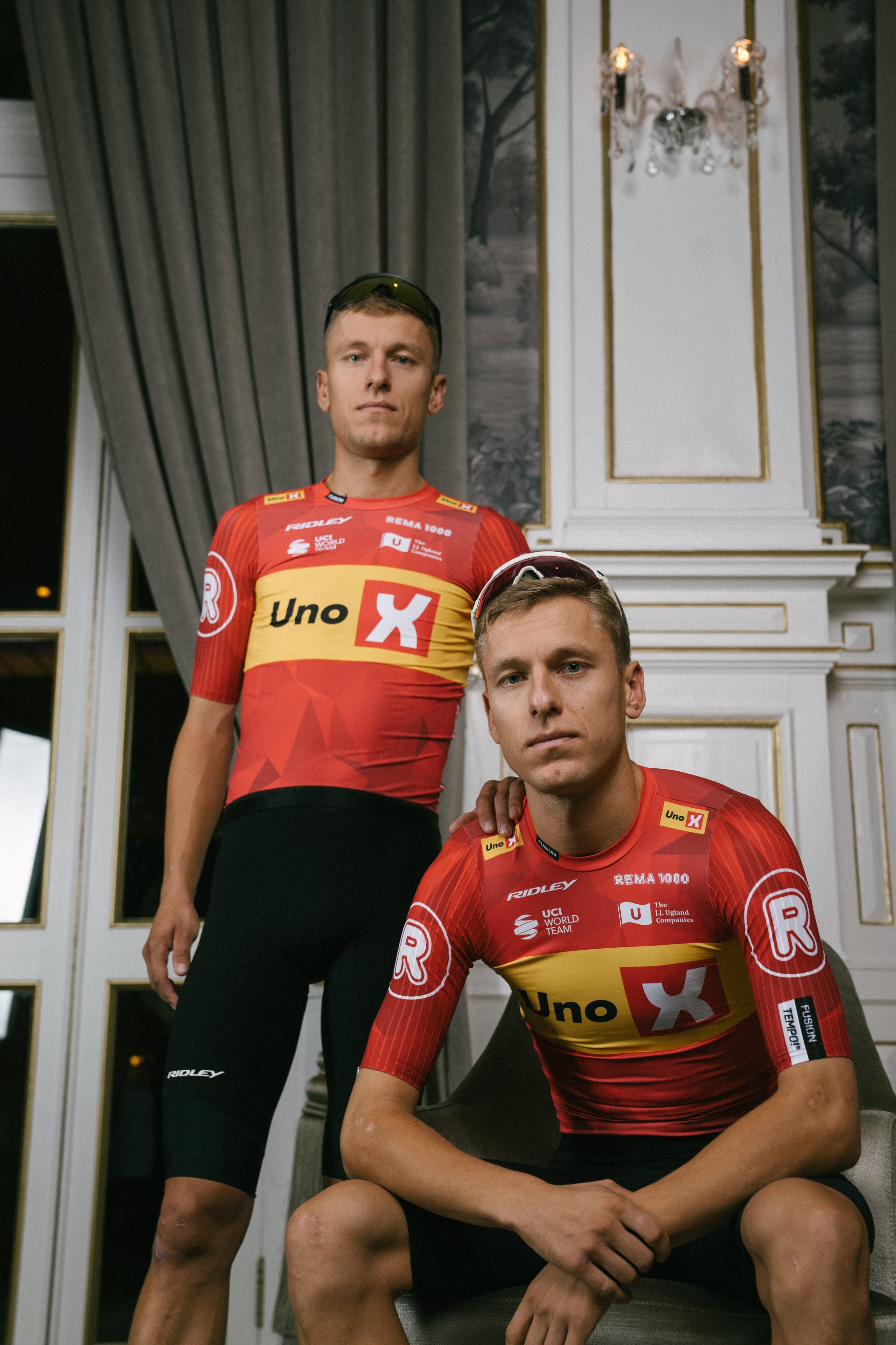 La equipación de Uno-X Mobility para 2026, sin cambios.