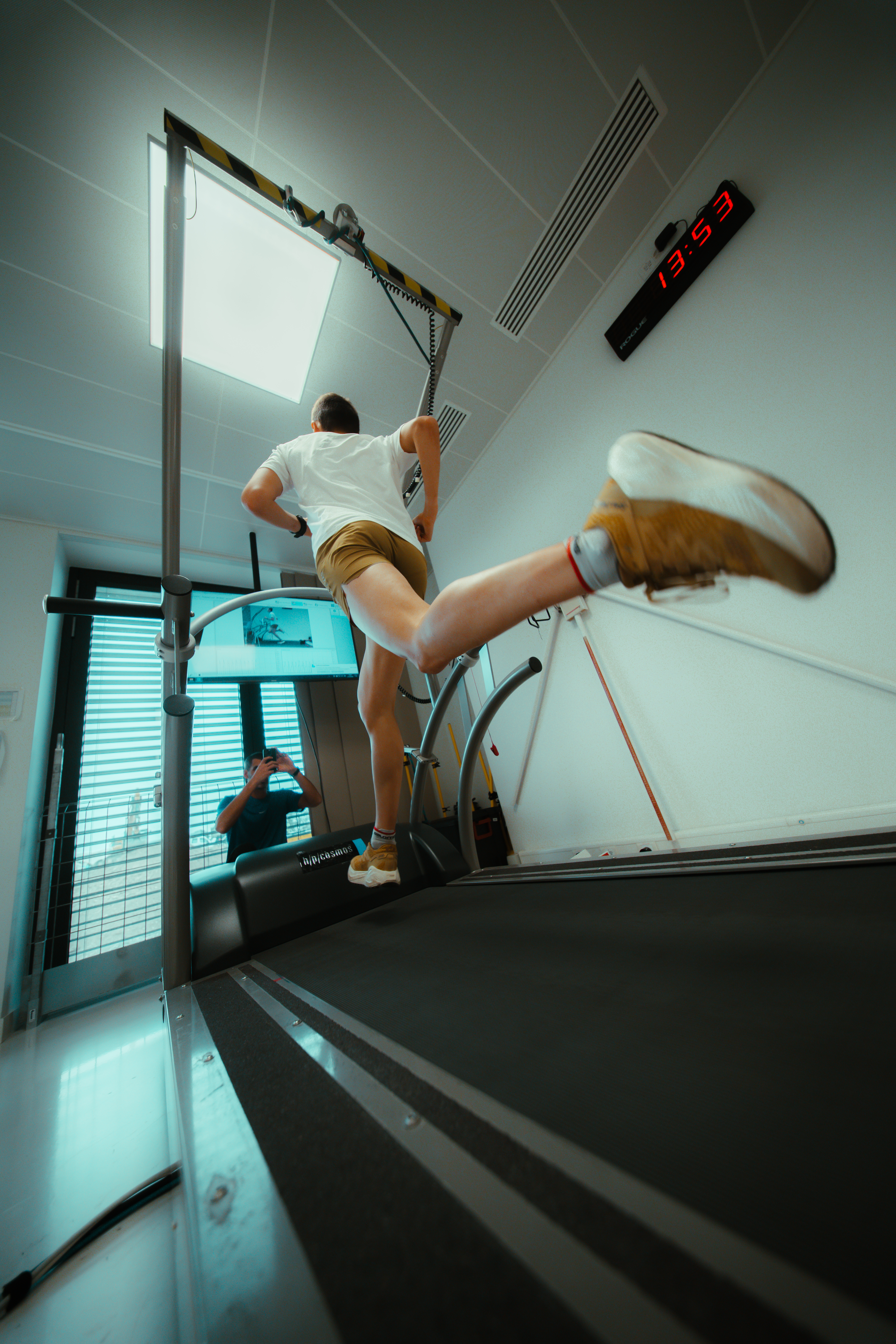 Uno de los test de Salomon para sus deportistas (Salomon)