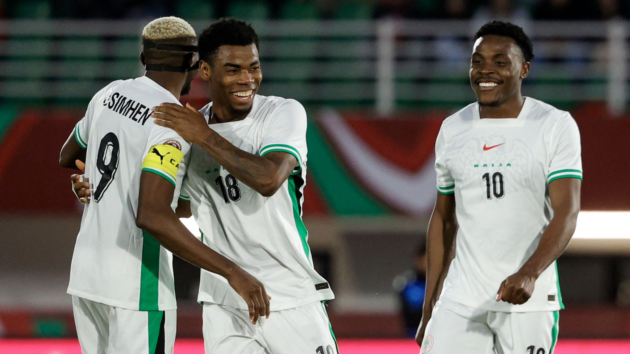 Osimhen nets brace as Nigeria thrash Mozambique to book quarter-final spot
