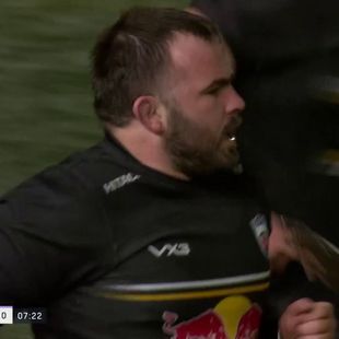'He was ready to pounce' - McGuigan scores Newcastle's first try against Gloucester