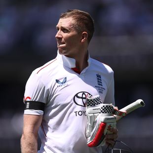 Both openers gone with Crawley trapped by Neser