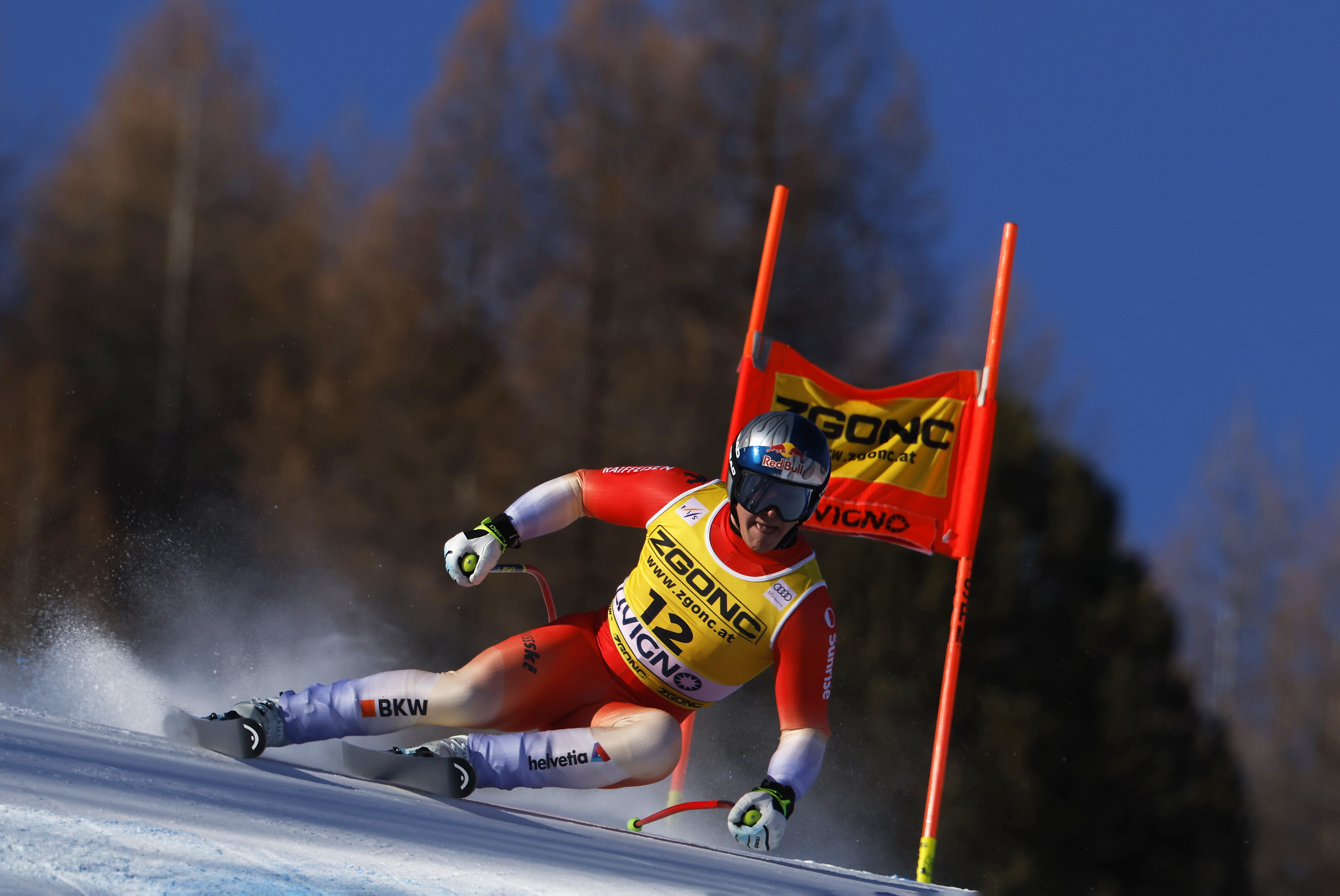 Franjo von Allmen ist einer der Favoriten im Super-G in Wengen.