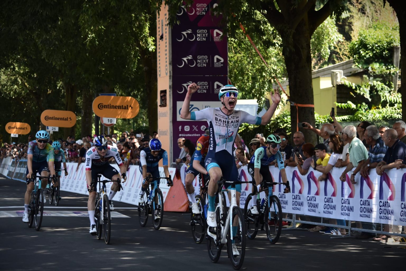 Jakob Omrzel az U23-as Girón.