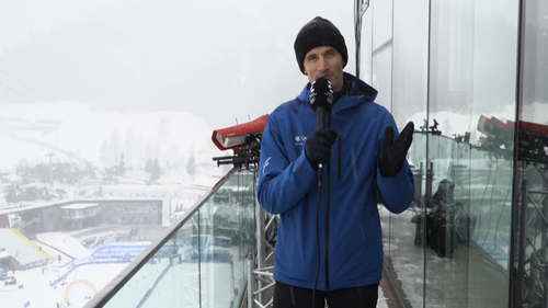 Führung vom Experten: Schmitt zeigt die Schanze von Predazzo
