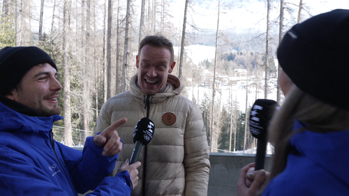 Bei Gold: Geisenberger verspricht Loch Fußküsse