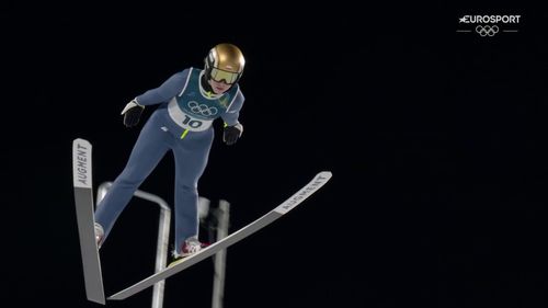 Skok Bełtowskiej w 1. serii olimpijskiego konkursu na skoczni normalnej - Mediolan - Cortina 2026