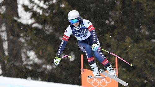 Lindsey Vonn cree en el milagro: termina en posición de podio el último entrenamiento del descenso