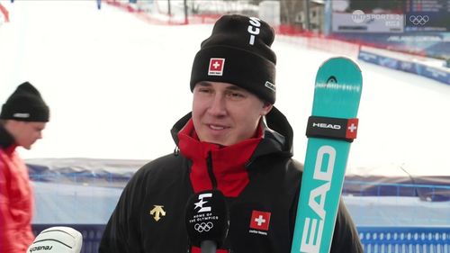'Feels like a movie' - Von Allmen reflects on winning downhill gold