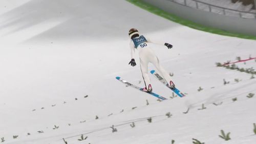 "Sie macht's spannend": Überfliegerin Prevc zur Halbzeit Zweite