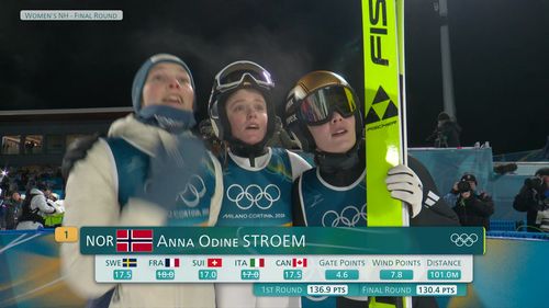 Anna Odine Stroem, surpriză uriașă la Milano Cortina, pe trambulina normală! Nina Prevc, învinsă