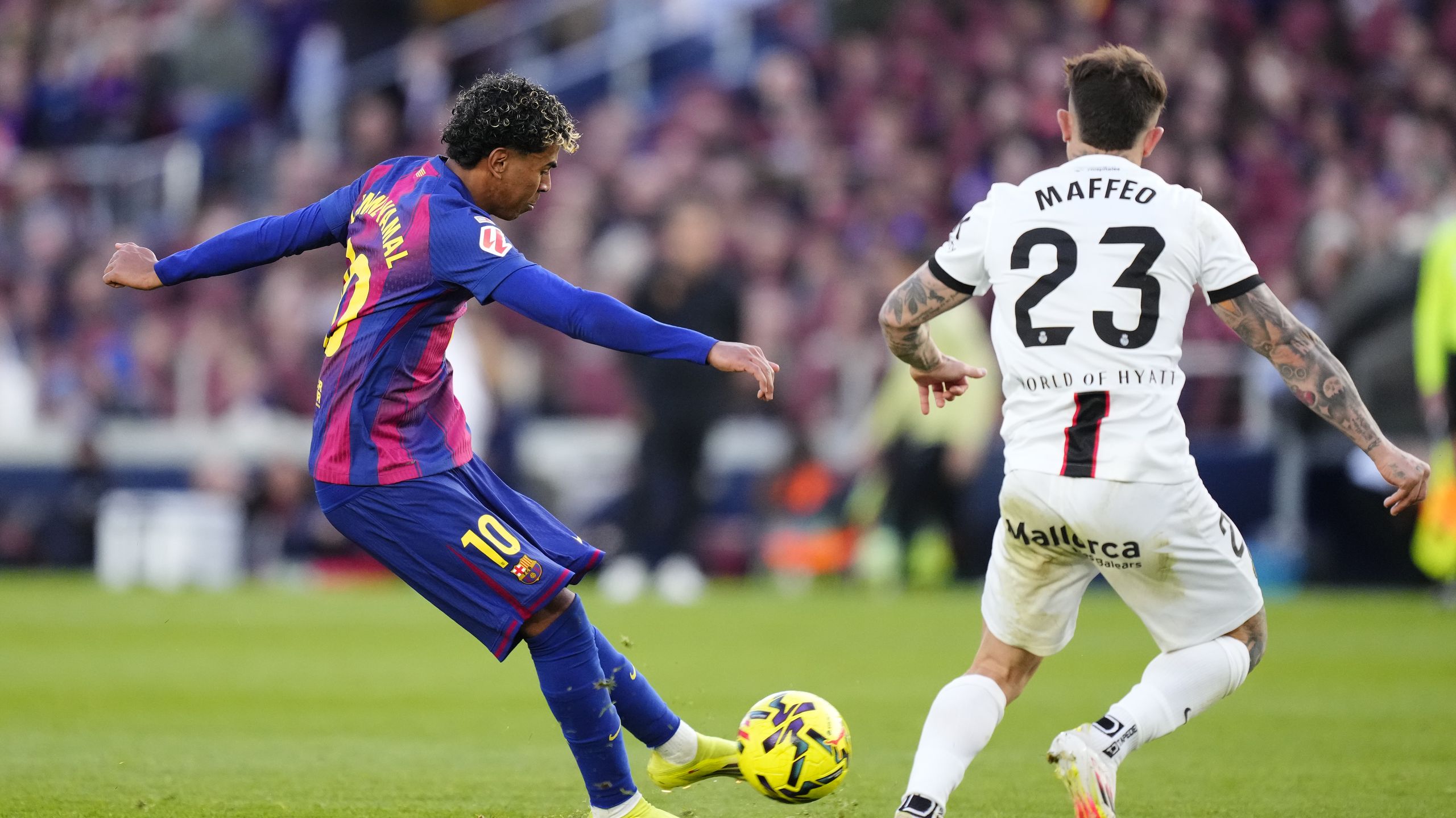 Barcelona 3-0 Mallorca result - Lamine Yamal scores wonder goal as Barca see off Mallorca to go four points clear
