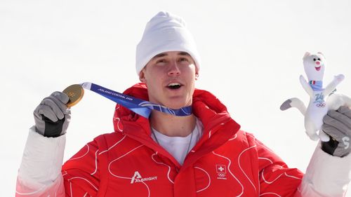 'Moment of a lifetime!' - Von Allmen wins first gold of Winter Olympics