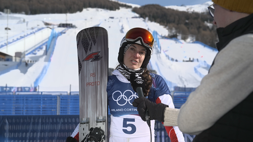 Aleksandra Król-Walas po slalomie gigancie równoległym na zimowych igrzyskach olimpijskich 2026