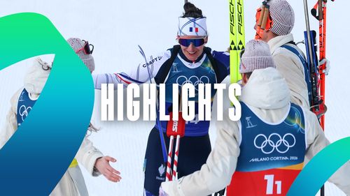 Biathlon - Staffetta mista - Milano-Cortina 2026 - highlights delle Olimpiadi