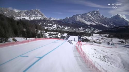 Przejedź z Tiną Maze trasę zjazdu kobiet na igrzyskach olimpijskich Mediolan - Cortina 2026