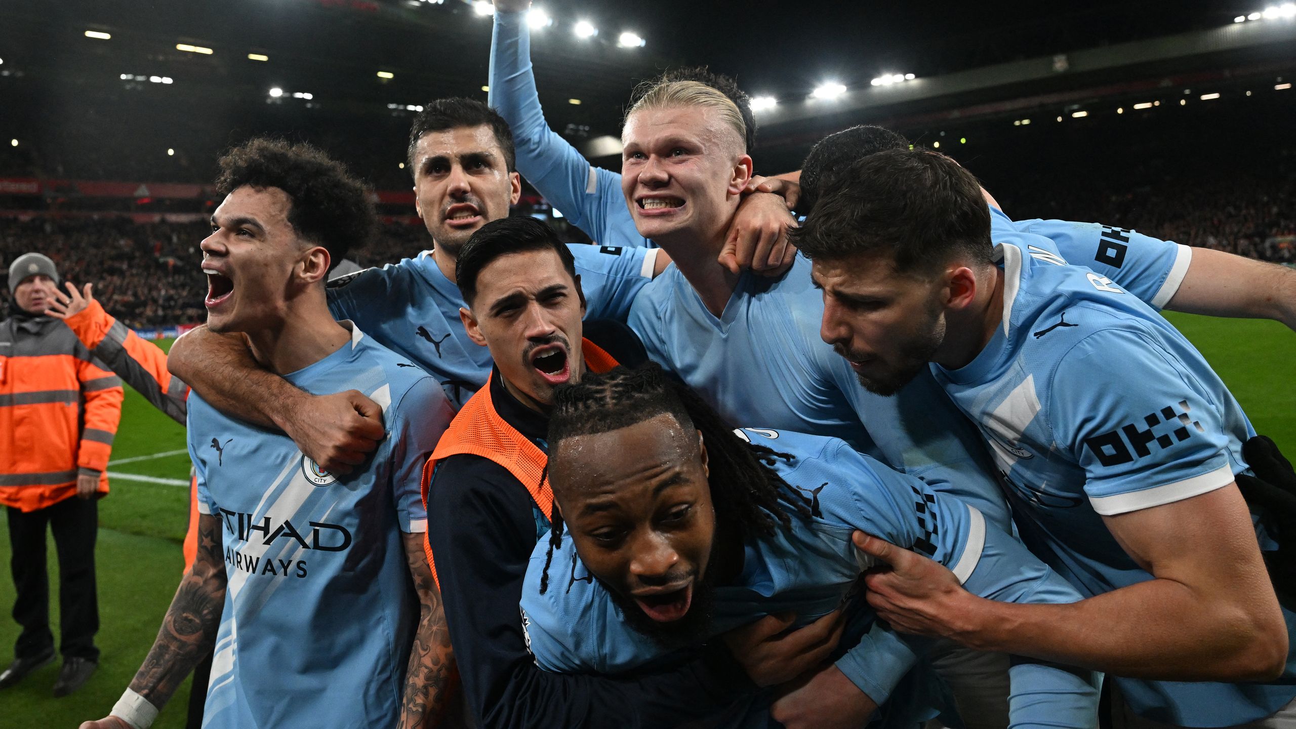 Liverpool 1-2 Manchester City result - Erling Haaland scores stoppage-time penalty as visitors win thriller to keep Premier League title race alive