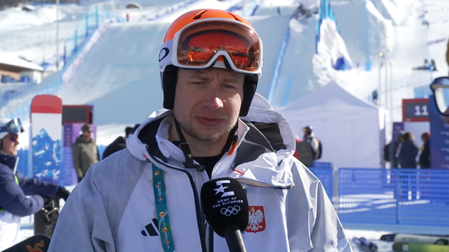 Michał Nowaczyk po kwalifikacjach do slalomu giganta równoległego na ZIO 2026 - Mediolan - Cortina