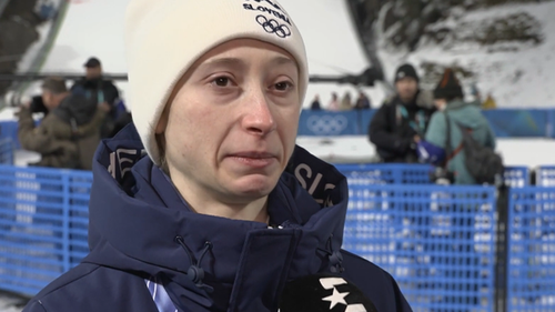 Prevc gibt unter Tränen zu: "Es war zu viel Druck"