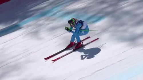 Auf und Ab an den Zwischenzeiten: Goggia fährt auf Bronze-Rang