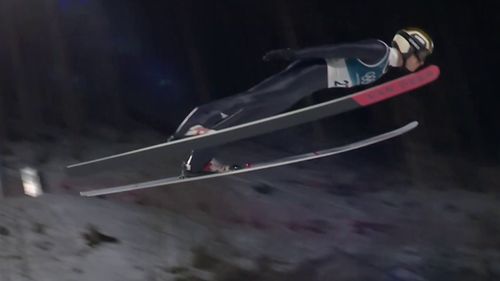 Solide, aber nicht zufrieden: Wellingers erste Sprung in Predazzo