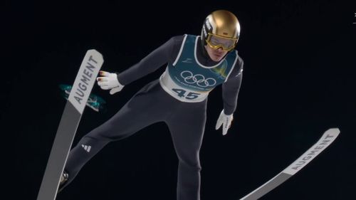 "Er ist dabei!" Raimund übernimmt nach erstem Sprung die Führung