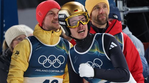 Pure Freude: Olympiasieger Raimund kann sein Glück kaum fassen